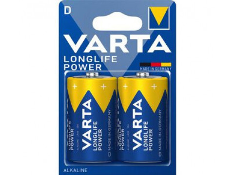 VARTA High Energy alkalna baterija, LR20 1,5 V, amerikanka, blister 2 kom