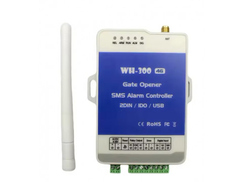 GSM kontroler za daljinsko otvaranje vrata i rampi 4G – WH-300